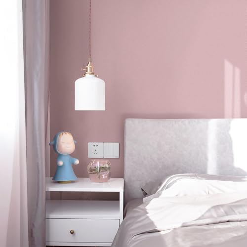 Ismoon Pink Wallpaper Peel and Stick Pink Contact Paper 17.7''×118''Removable - Image 4