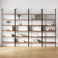 Nathan James Theo 6-Shelf Tall Bookcase, Wall Mount Bookshelf by Unknown
