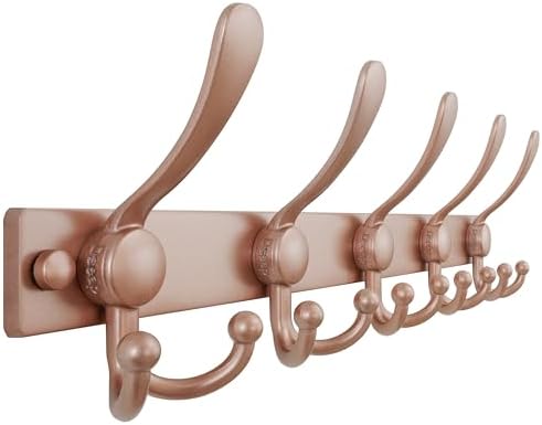 Dseap Coat Rack Wall Mount, Heavy Duty 12-Gauge Base vs Flimsy 1mm, by Dseap