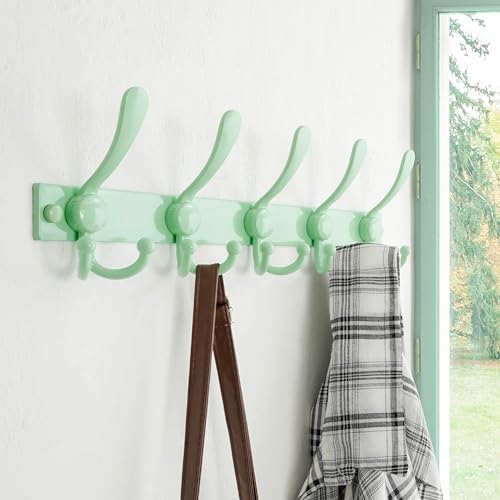 Dseap Coat Rack Wall Mount, Heavy Duty 12-Gauge Base vs Flimsy 1mm, - Image 2