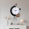 Large Wall Clocks for Living Room, Silent Non-Ticking Quartz Battery Operated by QWANPET