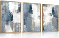 LHIUEM Large Abstract Brush Strokes Framed Canvas Wall Art Set, Modern Color by LHIUEM