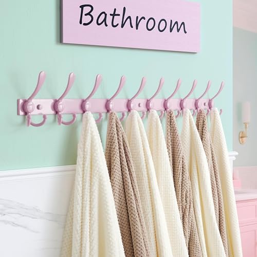Dseap Coat Rack Wall Mount 37”, Heavy Duty 12-Gauge Base vs Flimsy 1mm - Image 5