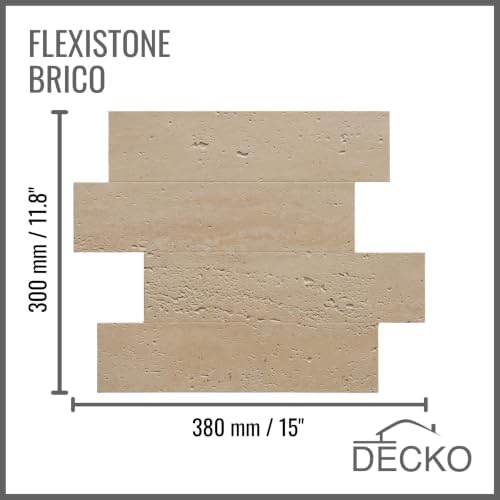 DECKO Flexistone 3D Stone Wall Panel Sample - Image 6