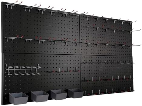 FRAYSCENT Peg Board for Wall 48x24 inch by FRAYSCENT