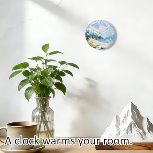 12 Inch Silent Wall Clock Non Ticking, Wall Clocks Battery Operated Analog Clock - Image 2