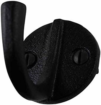 Renovators Supply Manufacturing RSF Single Coat Hook, Wrought Iron Black Powder - Image 7