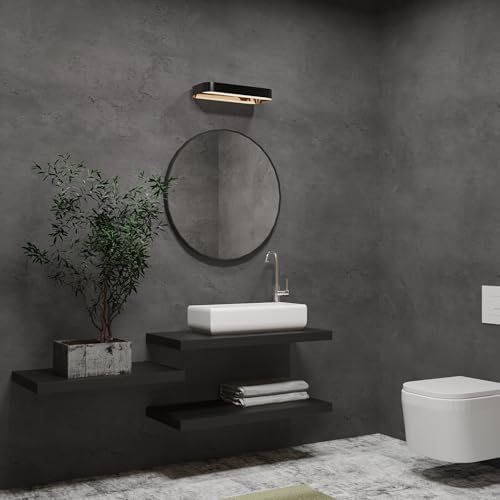 3yecao 48"×197" Extra Wide Thick Darker Grey Black Concrete Wallpaper Peel - Image 4