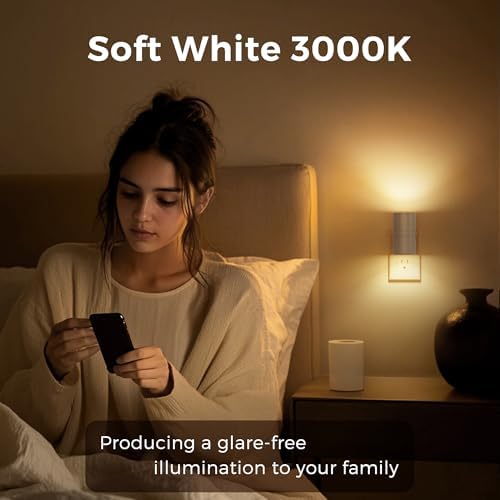 L LOHAS LED Night Light Plug in, Night Lights Plug into Wall, Light Sensor - Image 6