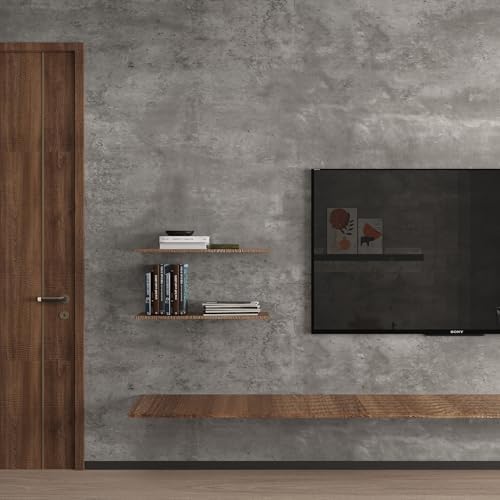 3yecao 16"×354" 3D Grey Concrete Cement Wallpaper Peel and Stick Faux Light - Image 4