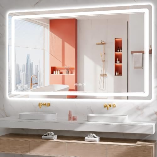 BEAUTYPEAK 40"x60" LED Bathroom Mirror by BEAUTYPEAK