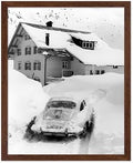 Poster Master Car Stuck in Snow Poster by PosterMaster