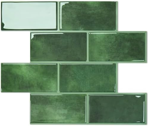 STICKGOO 10-Sheet Subway Tile Peel and Stick Backsplash, Self Adhesive Vinyl by STICKGOO