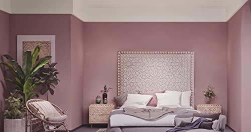 Dimoon 110''x17.7'' Pink Peel and Stick Wallpaper Contact Paper Modern Self - Image 5