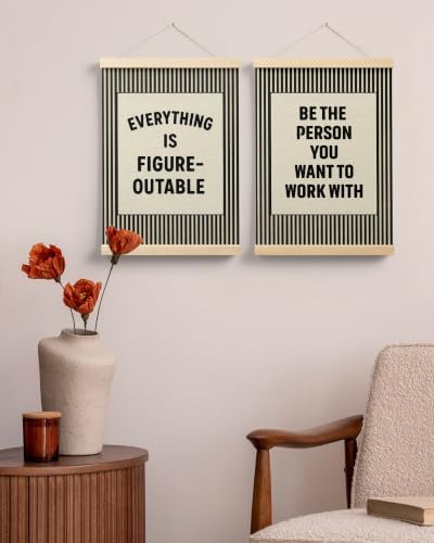 FGFK Positive Affirmations Wall Art Poster Hanger Frame 12x16 Inch - Image 4