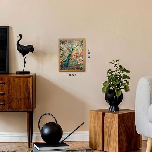 Framed Vintage 3D Textured Wall Art - Image 3