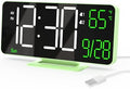 KOSUMOSU Small Digital Clock, 6.7in Alarm Clocks by KOSUMOSUTECHNOLOGY