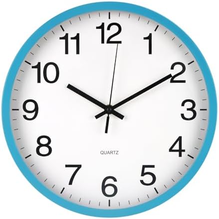 Wall Clock Non-Ticking Silent Quartz Movement Decor Clock Modern Simple Style by BAKBRAND