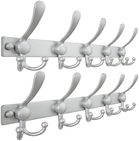 Dseap Coat Rack Wall Mount, Heavy Duty 12-Gauge Base vs Flimsy 1mm, by Dseap