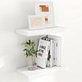 Fun Memories 16 Inch Long Floating Shelves in White, 9.3 Inch Deep Floating by FunMemories