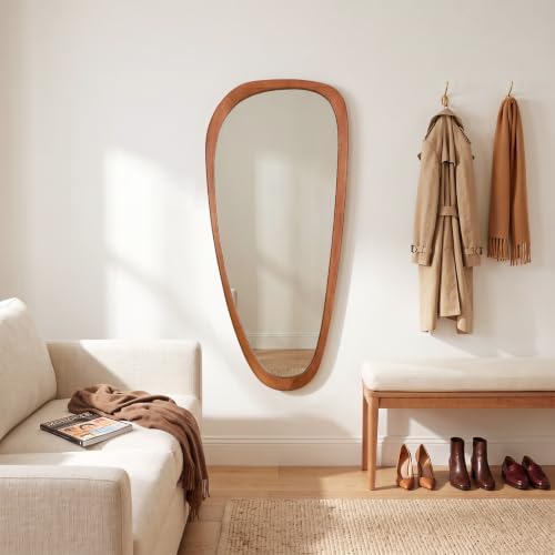 WallBeyond Asymmetrical Mirror, Irregular Mirror Full Length, Boho Wall Mirrors - Image 6