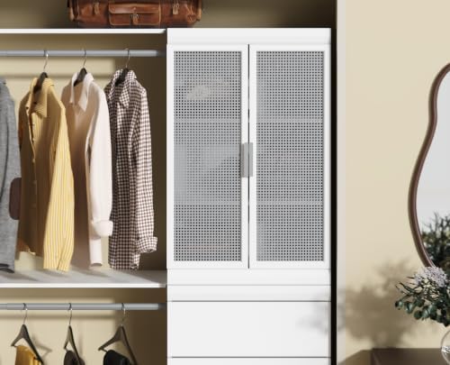 ClosetMaid Mosaics Shelf and Door Unit, 3-Shelves and 2-Metal Doors, 40.29" H x - Image 5