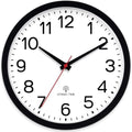 AKCISOT 10 Inch Wall Clock, Silent Battery Operated Analog Clock by Akcisot