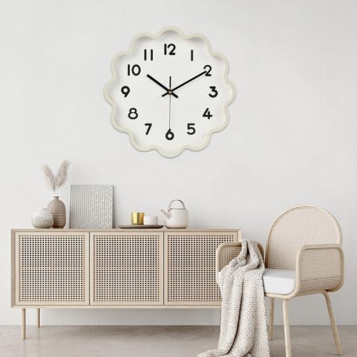 HZDHCLH Wall Clocks Battery Operated 12 Inch Cloud Shaped Wall Clock Silent Non - Image 7