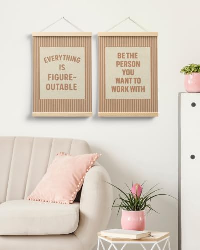 FGFK Positive Affirmations Wall Art Poster Hanger Frame 12x16 Inch - Image 7
