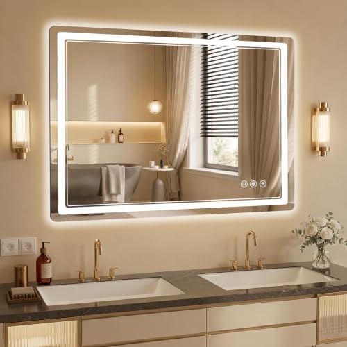 BEAUTYPEAK 32"x40" LED Bathroom Mirror - Image 5
