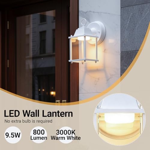 LIT-PaTH Outdoor Wall Light Fixture, LED 3000K, 1 Pack - Image 3