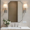 ANDY STAR Chrome Bathroom Mirror, 24x36 Inch Polished Chrome Rectangle Mirror by ANDYSTAR