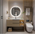 FLJ 32X32 inches Round LED Bathroom Mirror by FLJLEDBathroomMirror