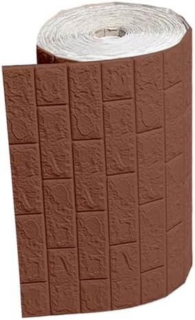 Waterproof Wall Panels 27.5" x 196.8" Faux Brick Wallpaper Peel and Stick Art by homeemoh