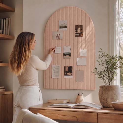 Large Arched Felt Bulletin Board - Image 6