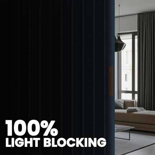 Room Divider Curtain Sets with Flexible Ceiling Track, Privacy Soundproof - Image 6