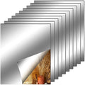 Fantasyon 10 Pieces Flexible Mirror Sheets, Self Adhesive Decorative Plastic by Fantasyon