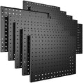 Spampur Peg Board, 10 Pack Metal Pegboard Panels, Pegboards Wall Organizer by Spampur