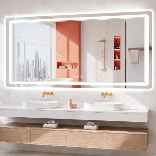 BEAUTYPEAK 30"x71" LED Bathroom Mirror by BEAUTYPEAK
