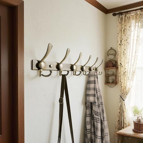 Dseap Coat Rack Wall Mount 24 Inch, Heavy Duty 12-Gauge Base vs Flimsy 1mm - Image 4