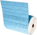 Waterproof Wall Panels 27.5" x 393" Faux Brick Wallpaper Peel and Stick Art by homeemoh