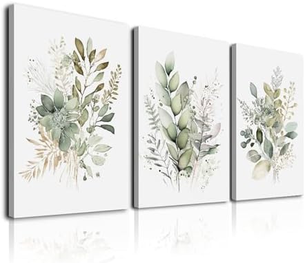 Framed Bathroom Wall Art Set of 3 by TWNSWALLART