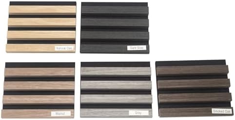 NeatiEase Wood Wall Panels Color Samples Pack, Acoustic Slat Wall Panels - Image 2