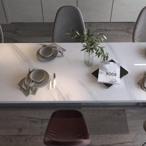 White Marble Contact Paper for Kitchen Counter Granite Countertop Wallpaper - Image 5