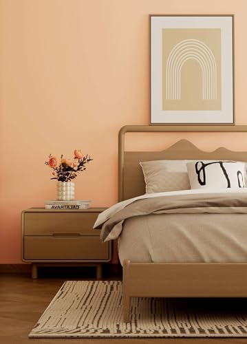 Dimoon 393''x17.7'' Orange Peel and Stick Wallpaper Contact Paper Modern Self - Image 3
