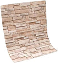 Queenbox 27.6x393.7 in Faux Brick Peel and Stick Foam Soft Waterproof Wall Panel by Queenbox