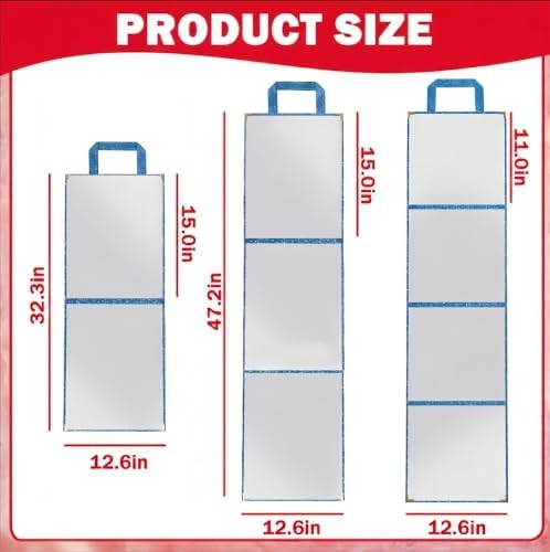 Foldable Acrylic Full Length Mirror - Image 2