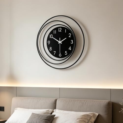 Dankeit 20inch Decorative Wall Clock, Silent Non-Ticking Quality Quartz Battery - Image 5