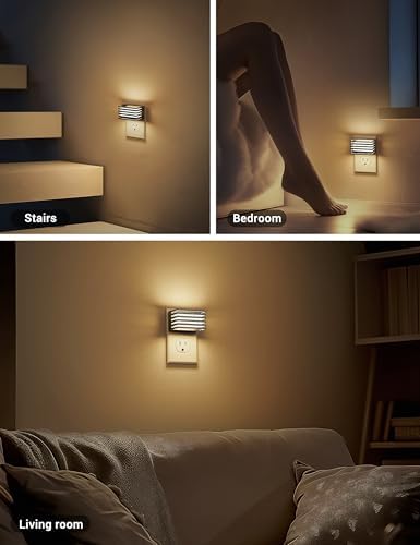 JandCase LED Night Light, Night Lights Plug into Wall Dusk to Dawn - Image 5