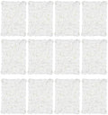BLOSMON Flower Wall Panel Backdrop Decor, Ivory White, 24 x 16 Inch by Blosmon